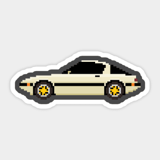 Mazda RX7 Pixelart Sticker